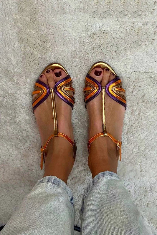 Viviana | Sandalias en colores mediterráneos