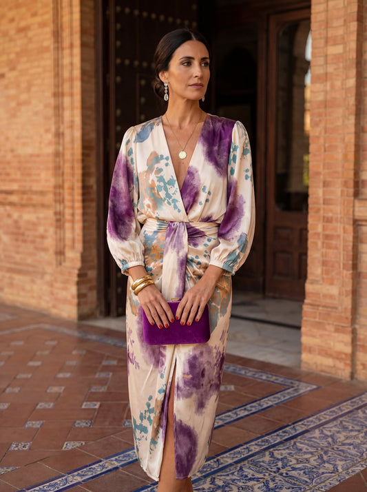 VALERIA | VESTIDO ELEGANTE CON ESCOTE EN V