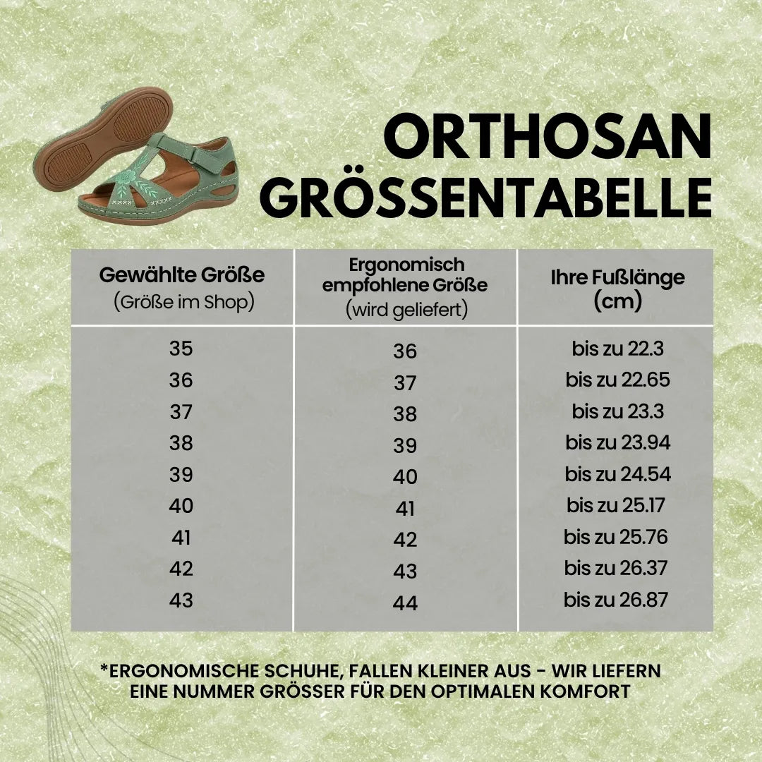 Orthosan - Sandalia de confort que alivia el dolor | Antideslizante y ultraligera