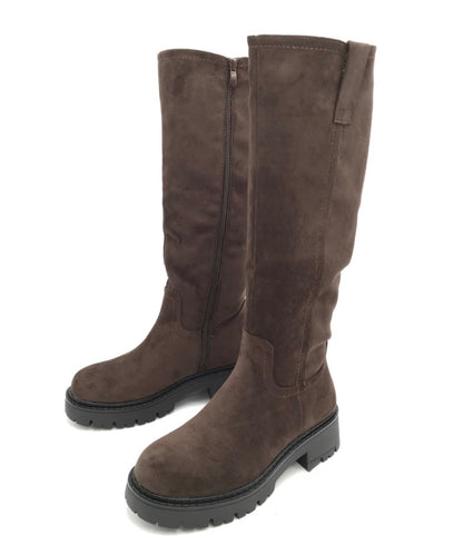 Botas Chira de ante marrón
