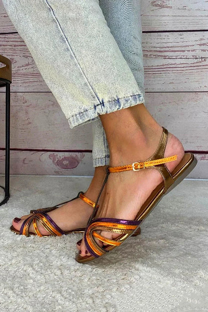 Viviana | Sandalias en colores mediterráneos