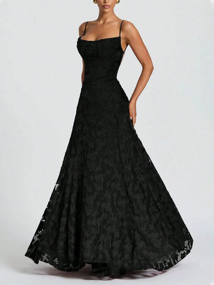 SOFIA | Vestido maxi de encaje elegante