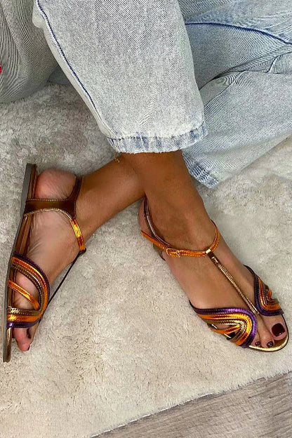 Viviana | Sandalias en colores mediterráneos