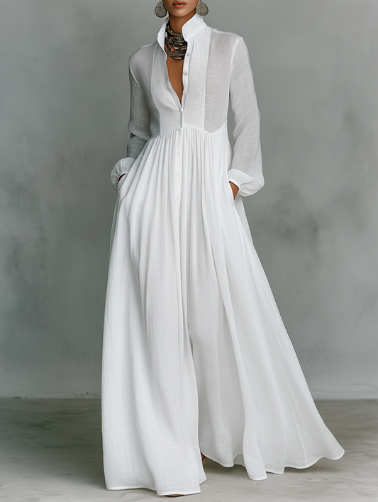 DE LA ROSA | VESTIDO CON PATCHWORK