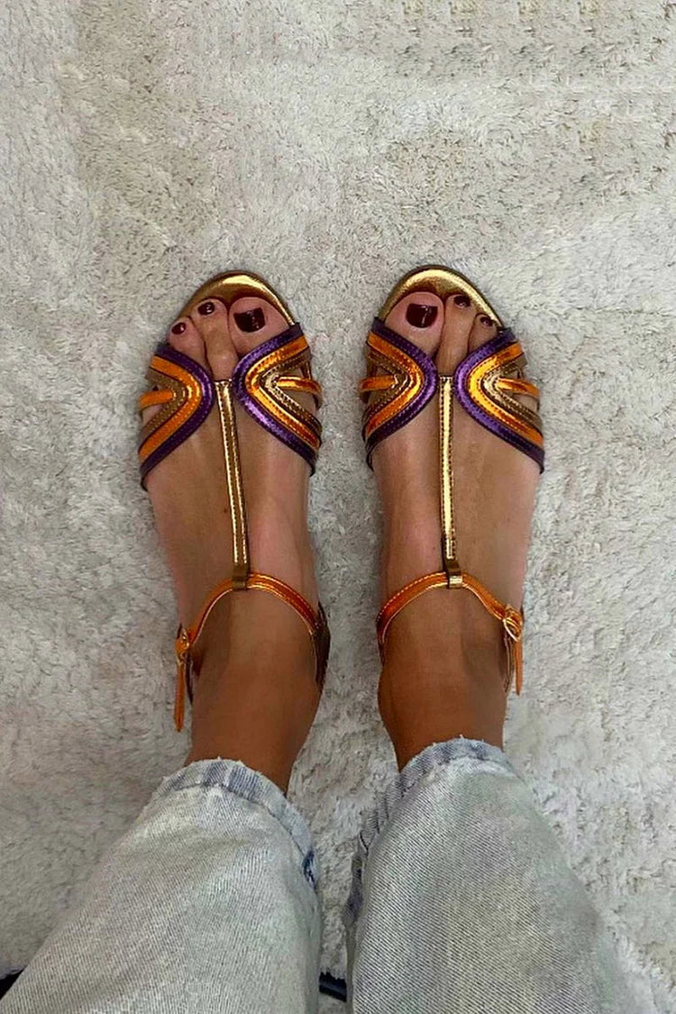 Viviana | Sandalias en colores mediterráneos