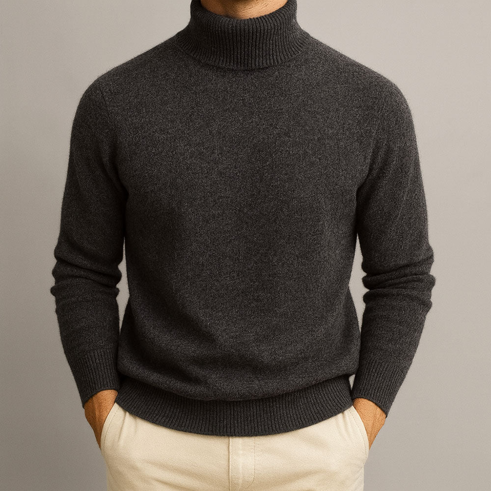 DELACROIX | SUÉTER DE CUELLO ALTO PARA HOMBRE