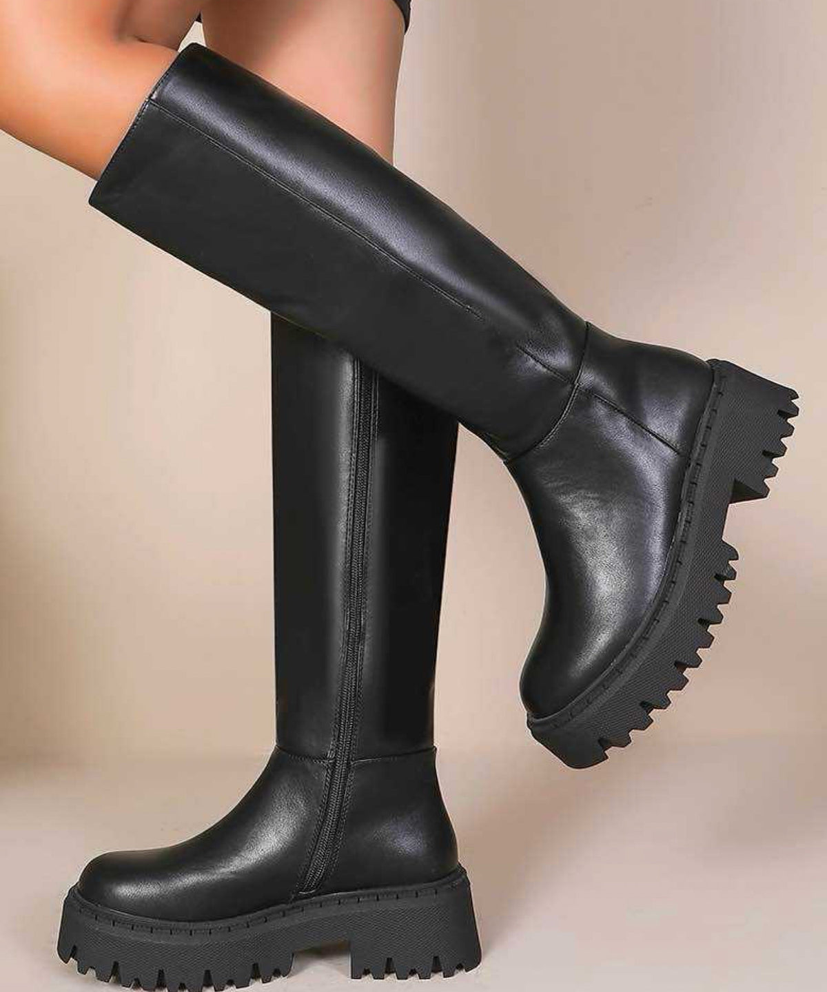 Botas chunky Elina negras