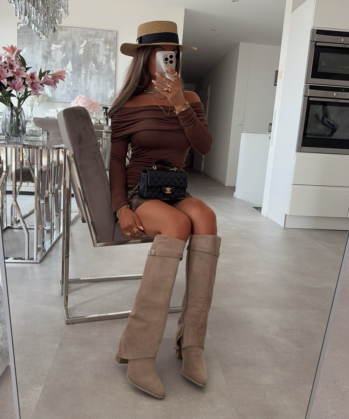 Botas Soraya color topo