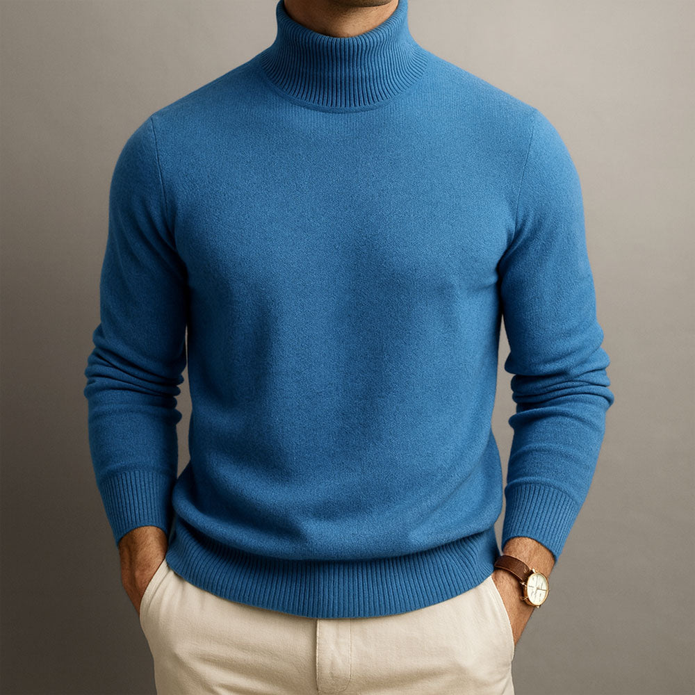 DELACROIX | SUÉTER DE CUELLO ALTO PARA HOMBRE