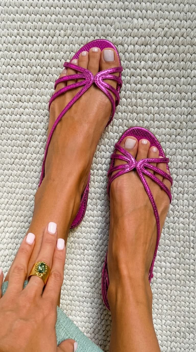 Ginevra | Sandalias de confort doradas con plantilla ergonómica