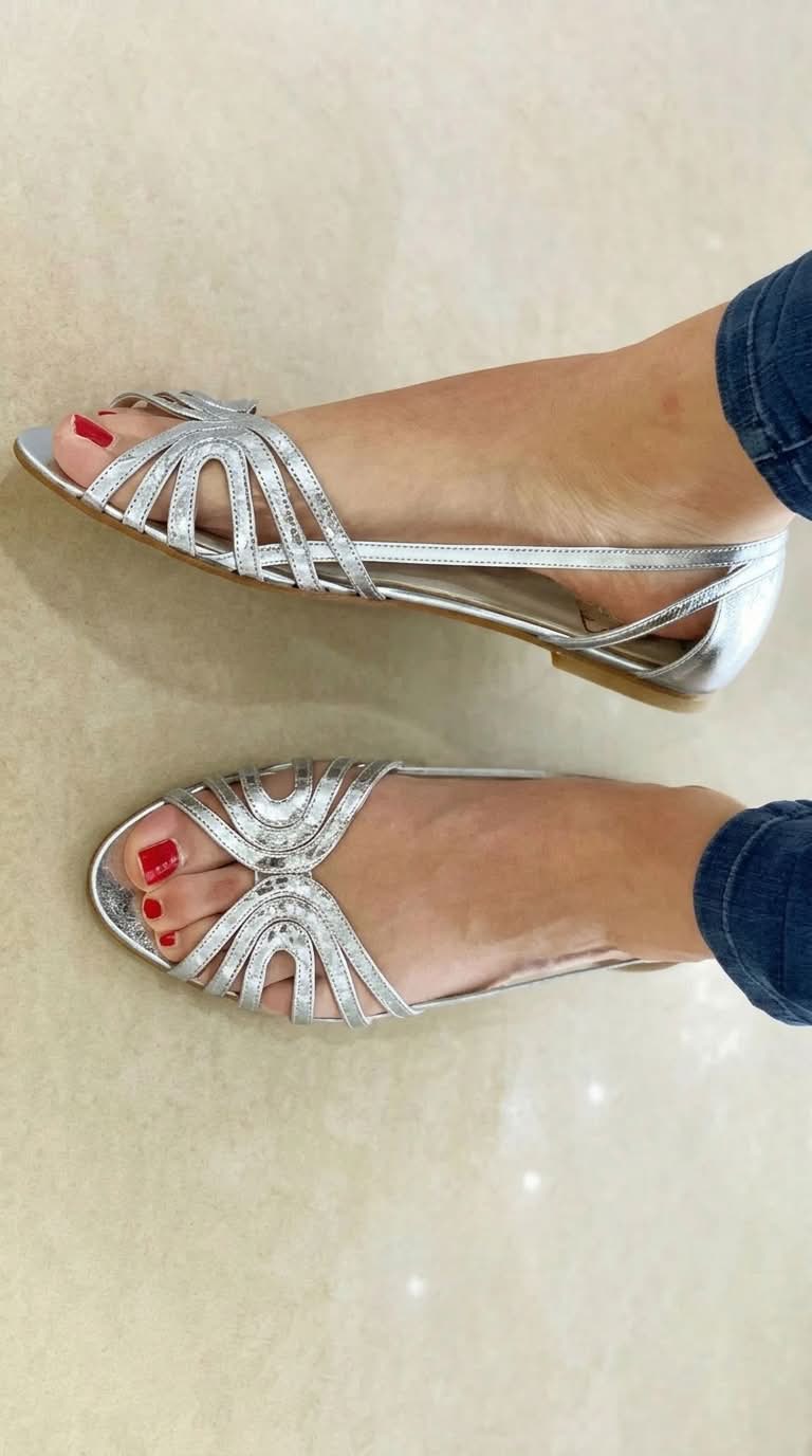 Eleonora | Sandalias doradas de verano