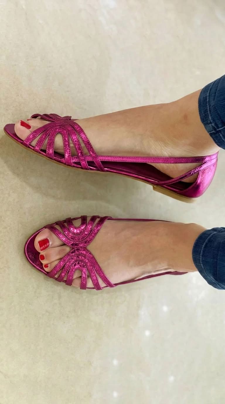 Eleonora | Sandalias doradas de verano