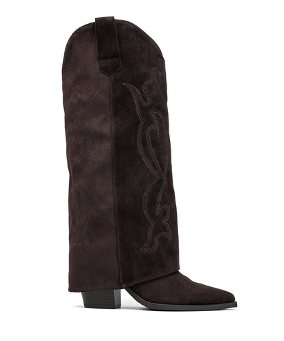 Bota de cowboy Arwen marrón oscuro