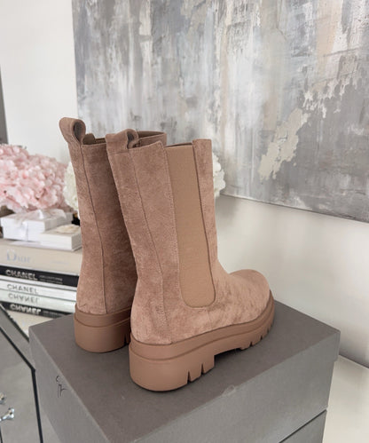 Botines Chelsea Zelaria Beige