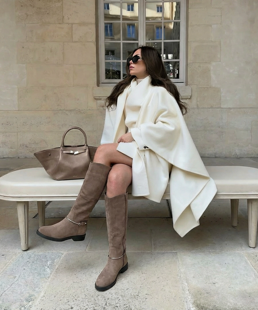 Botas azul marino topo