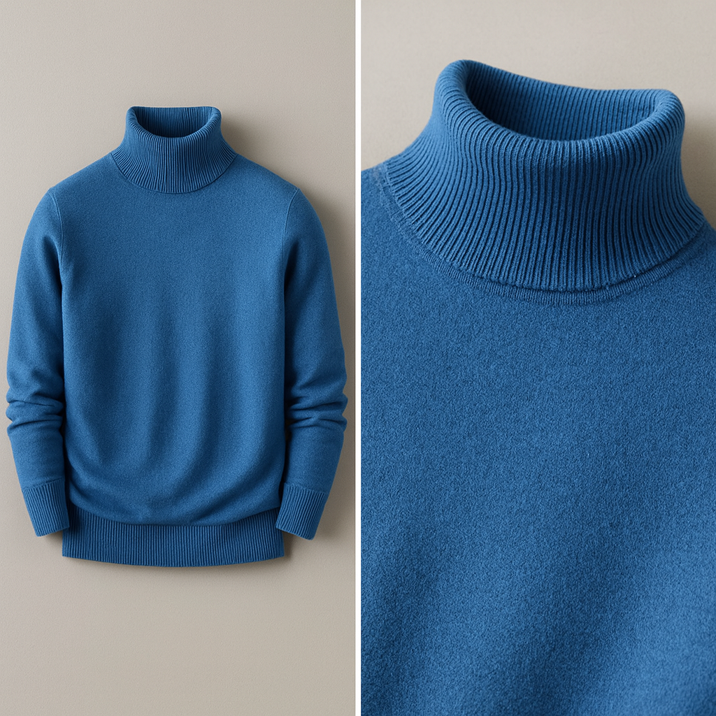 DELACROIX | SUÉTER DE CUELLO ALTO PARA HOMBRE
