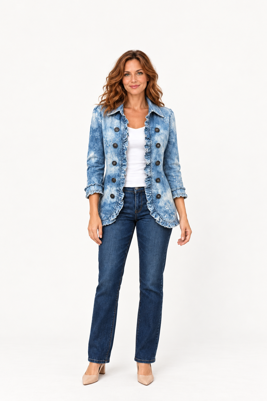 Genoveva | Chaqueta Azul Nube