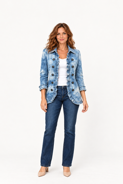 Genoveva | Chaqueta Azul Nube
