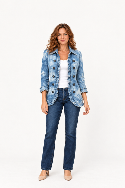 Genoveva | Chaqueta Azul Nube