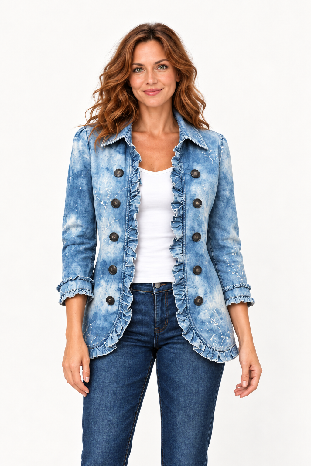 Genoveva | Chaqueta Azul Nube