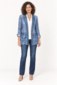 Alicia | Chaqueta Denim Floral