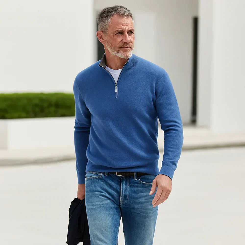 DELACROIX | JERSEY CON CREMALLERA PARA HOMBRE