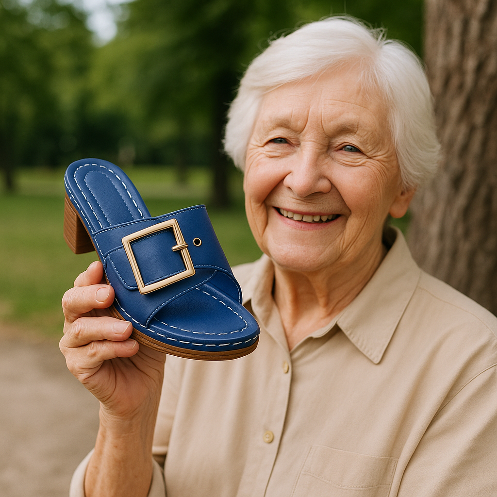 Vivastep - sandalias de tacón alto ergonómicas y antideslizantes para aliviar el dolor