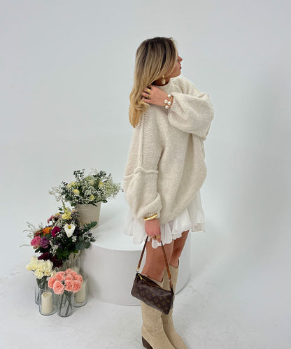 Bota campera Selenay beige alta