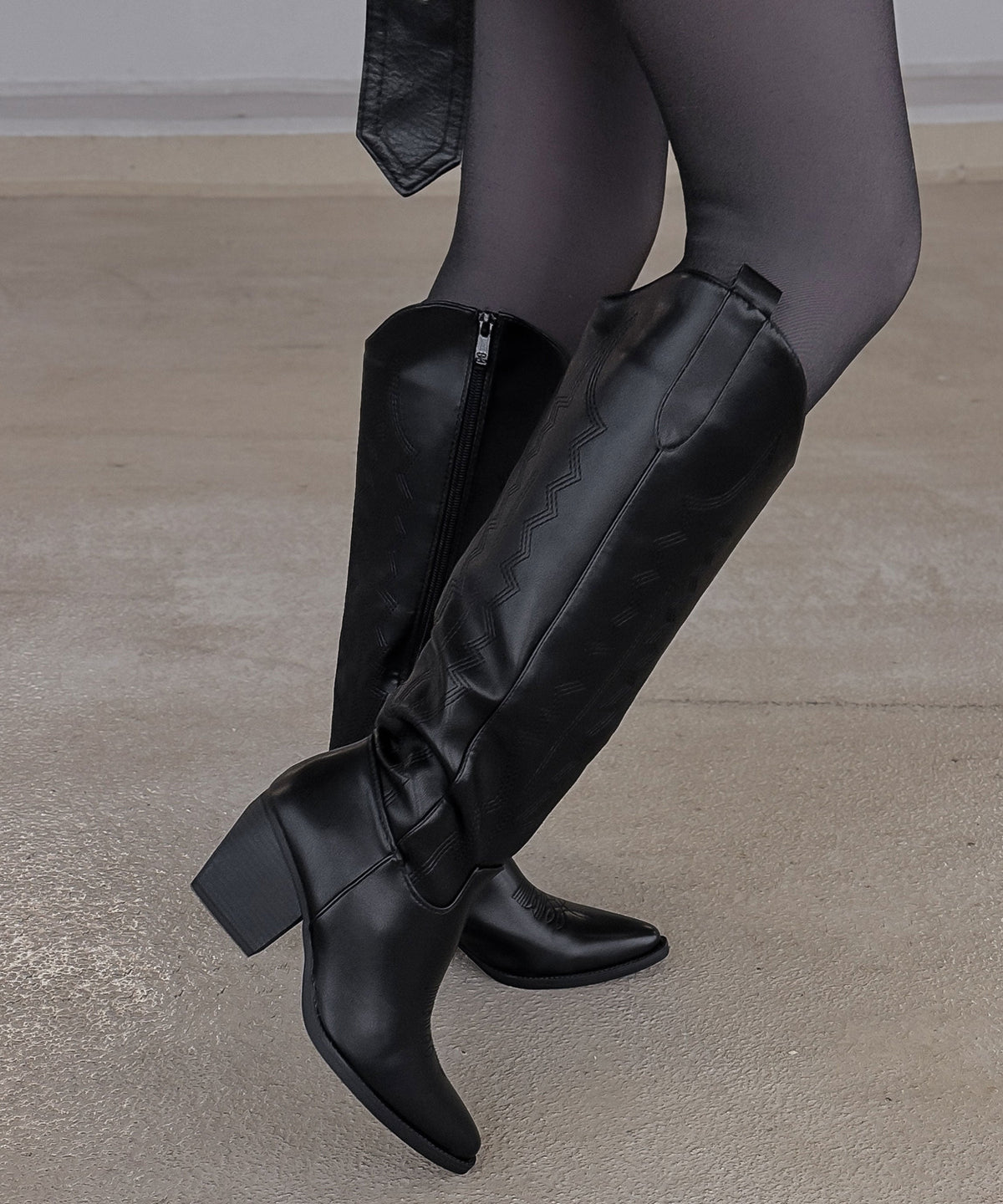 Botas vaqueras Sol negras