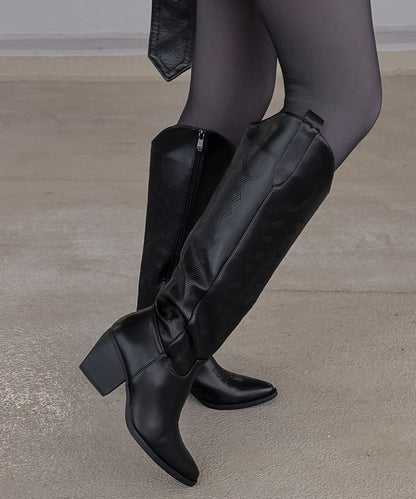 Botas vaqueras Sol negras
