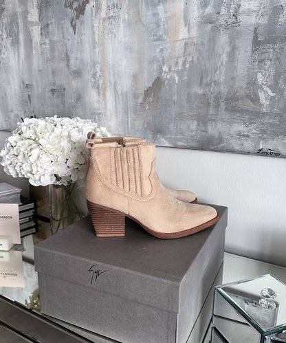 Botines cowboy Allie beige