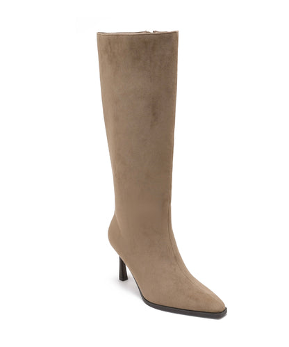 Tacones kitten de ante Maren Topo