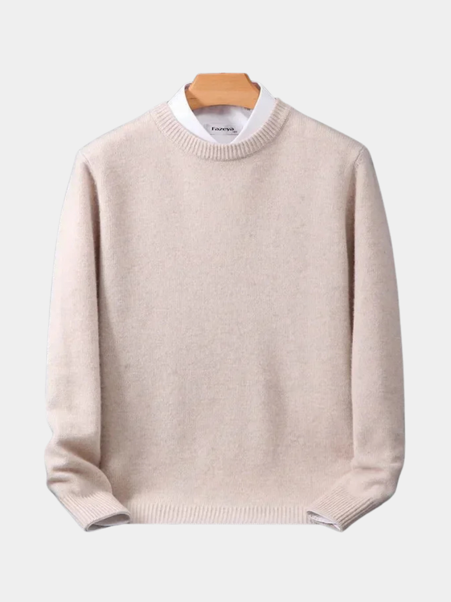 DELACROIX | Jersey Marcel de punto suave con cuello redondo