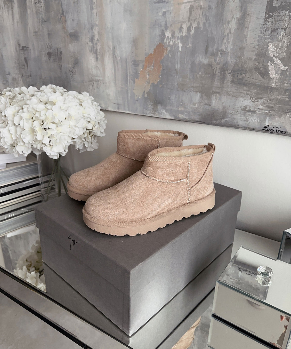 Botas forradas Sana beige