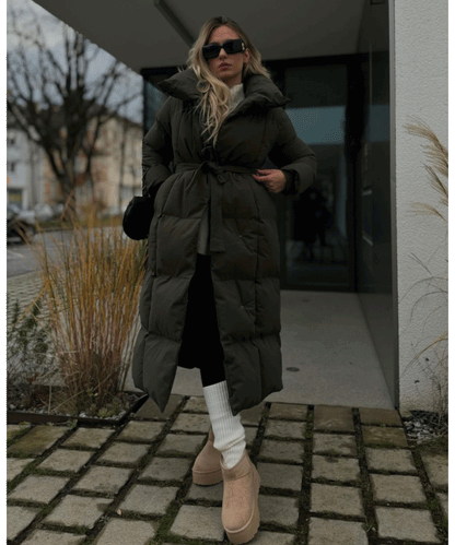 Botas de plataforma forradas Nina camel