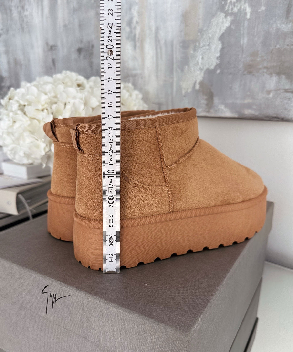 Botas de plataforma forradas Nina Chestnut