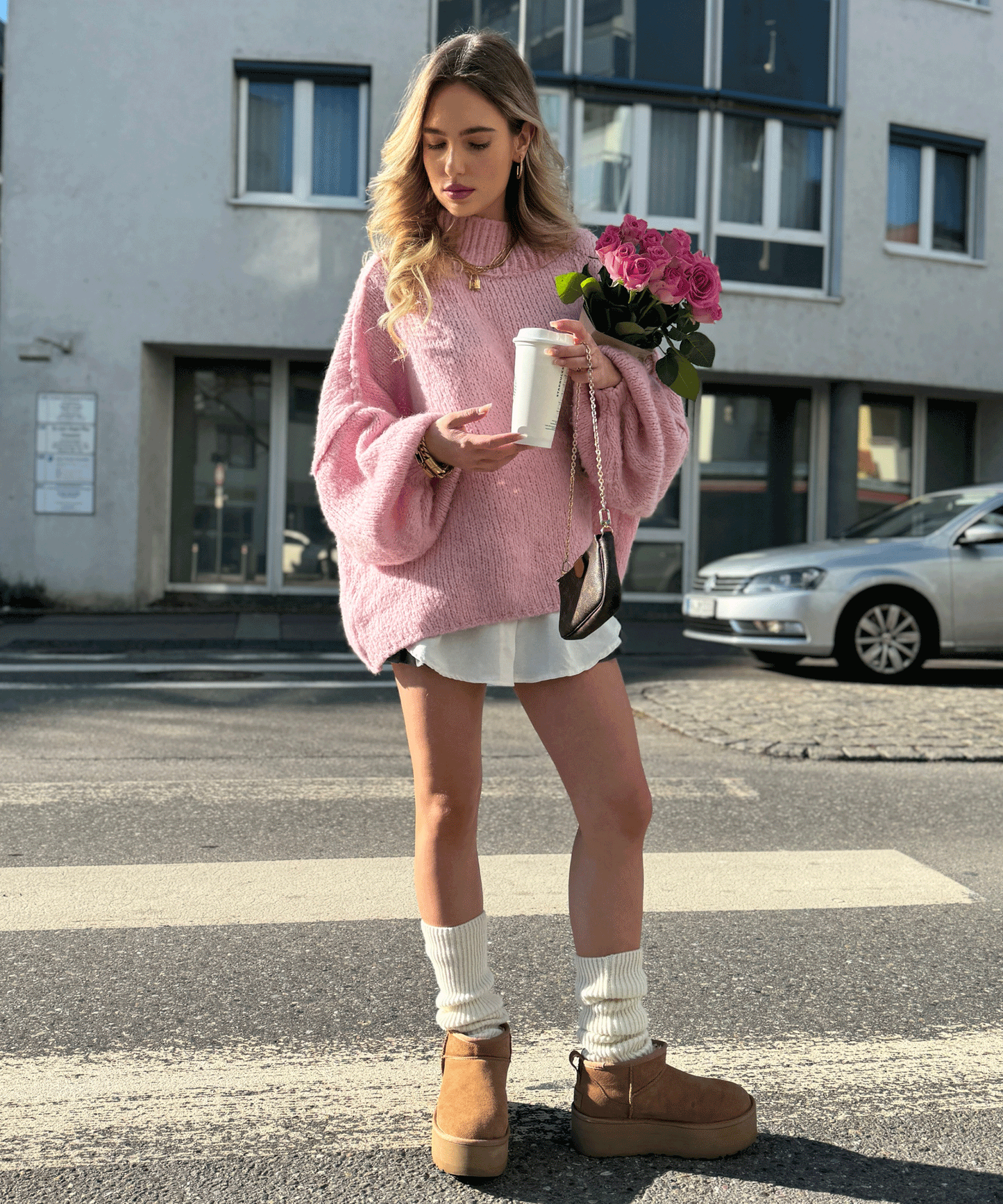 Botas de plataforma forradas Nina Chestnut