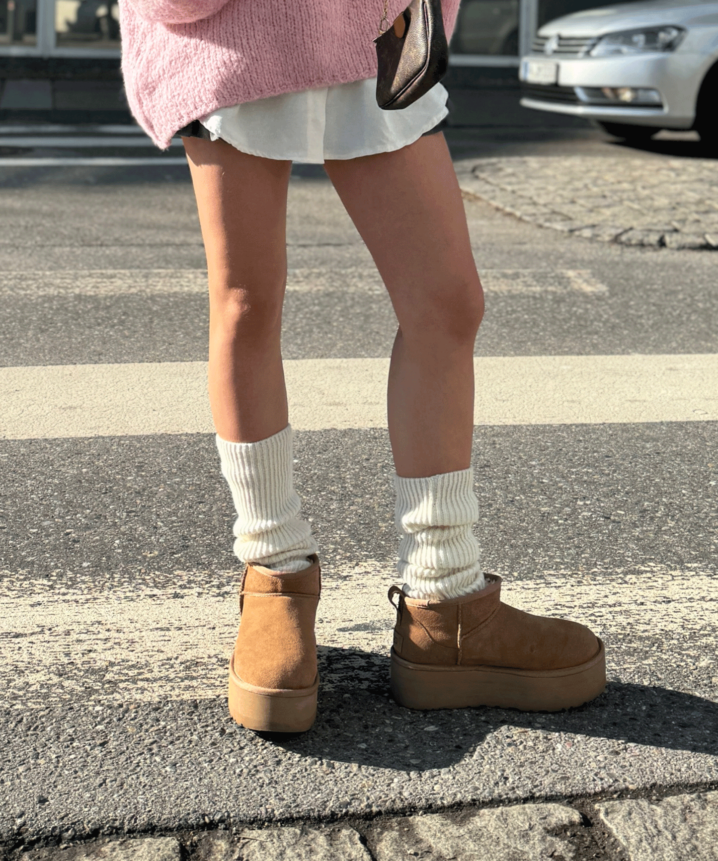 Botas de plataforma forradas Nina Chestnut