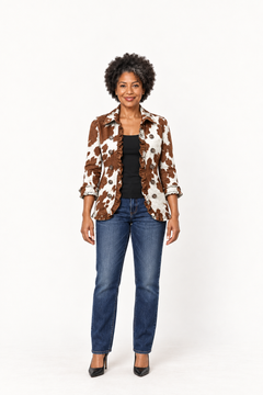 Moka | Chaqueta Cow Print