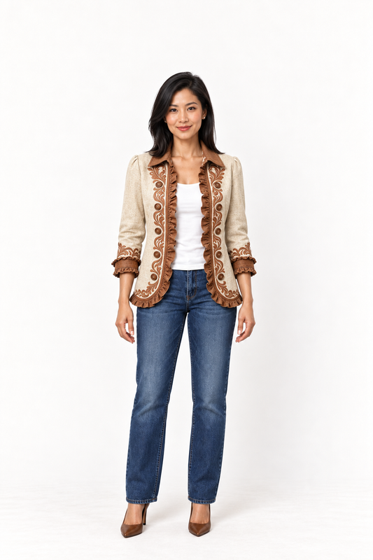 Almudena | Chaqueta Floral