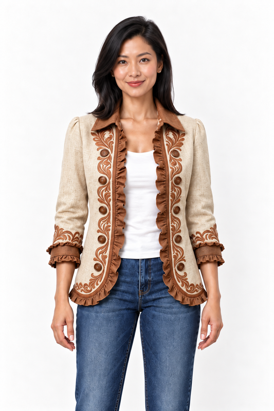 Almudena | Chaqueta Floral