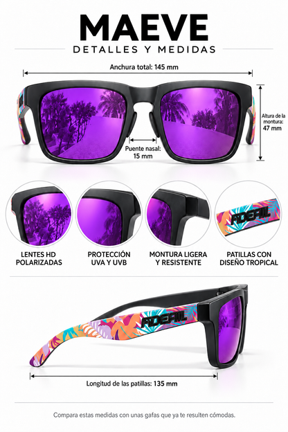 MAEVE | LENTES DE SOL DEPORTIVAS POLARIZADAS
