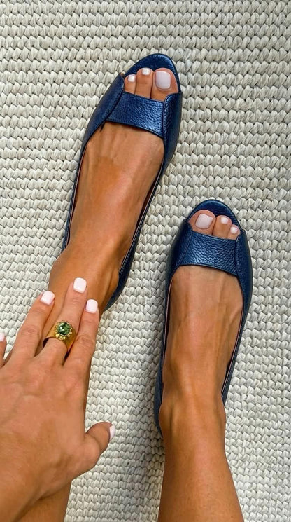 Adelina | Sandalias de confort doradas con plantilla de soporte