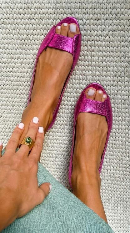Adelina | Sandalias de confort doradas con plantilla de soporte