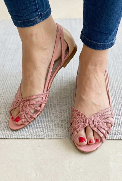 Eleonora | Sandalias doradas de verano