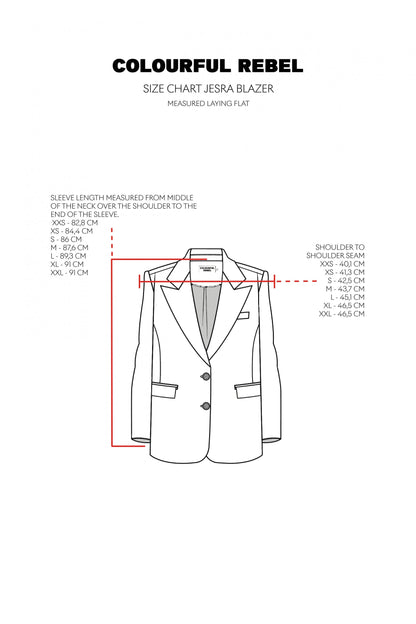 JESSICA STRIPE BLAZER | DARK GREY