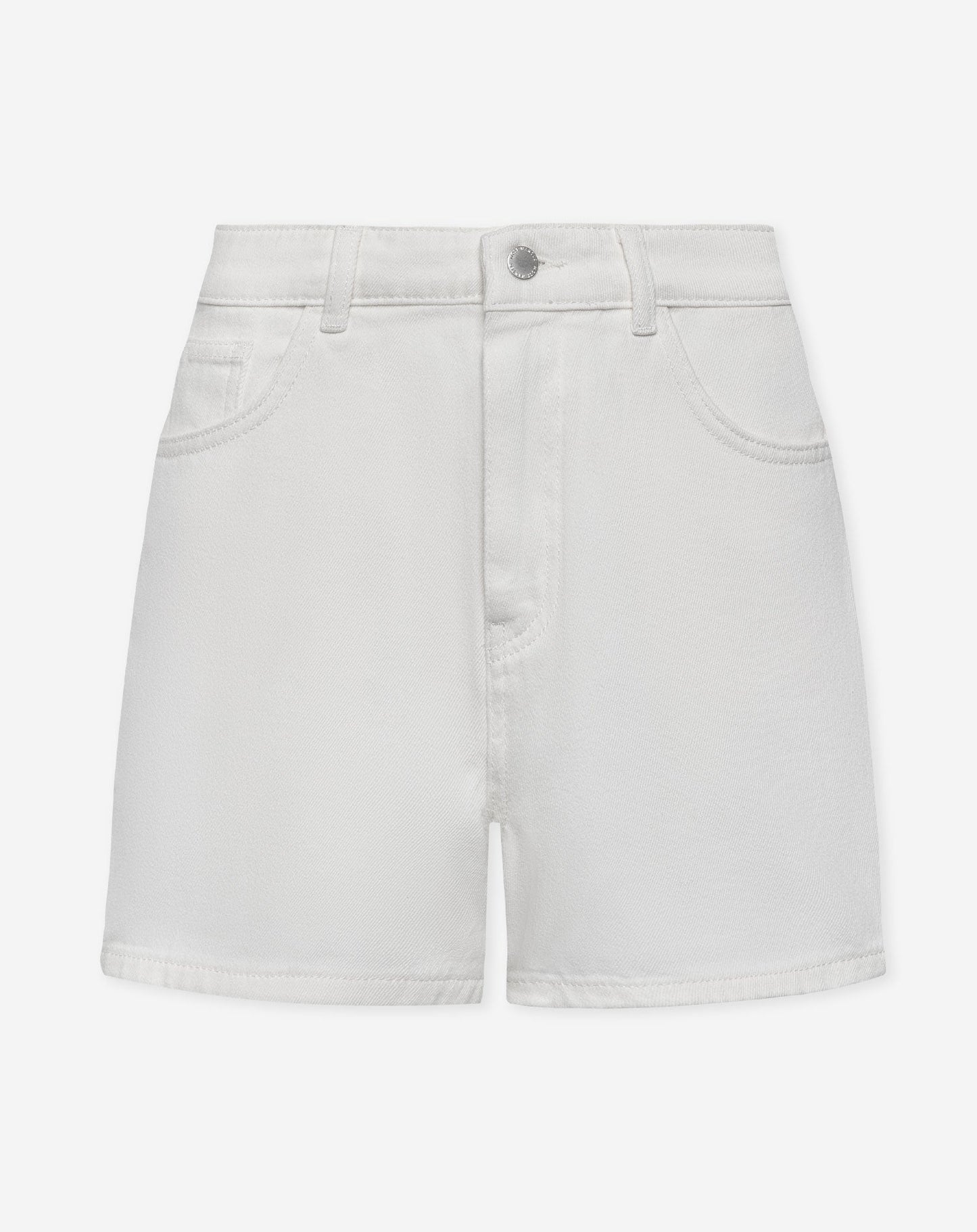 MOM DENIM SHORT BLANCO