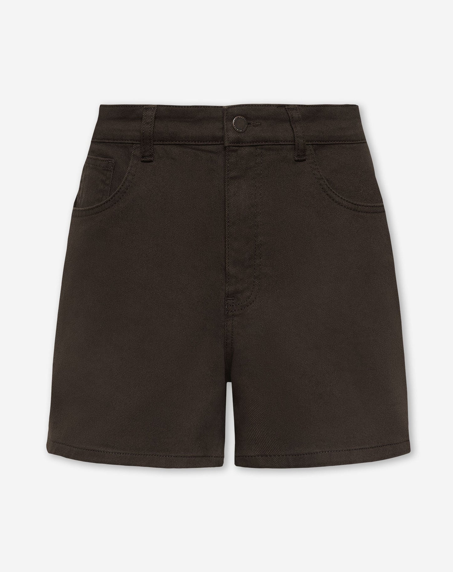 COMFORT MOM DENIM SHORT MARRÓN