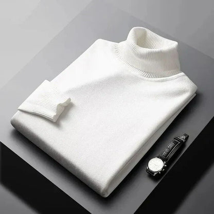 DELACROIX | Jersey de punto de cuello alto para hombre