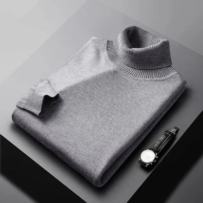 DELACROIX | Jersey de punto de cuello alto para hombre